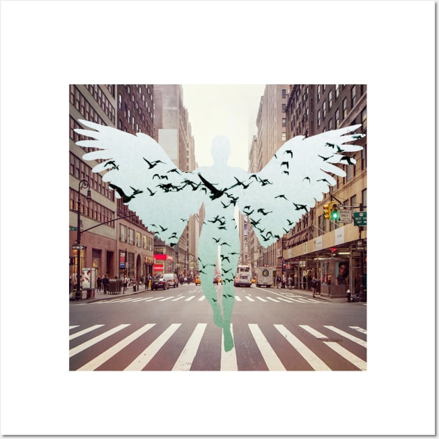 New york angel Wall Art by thehollowpoint